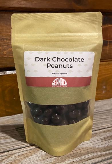 Picture Dark Chocolate Peanuts 8oz