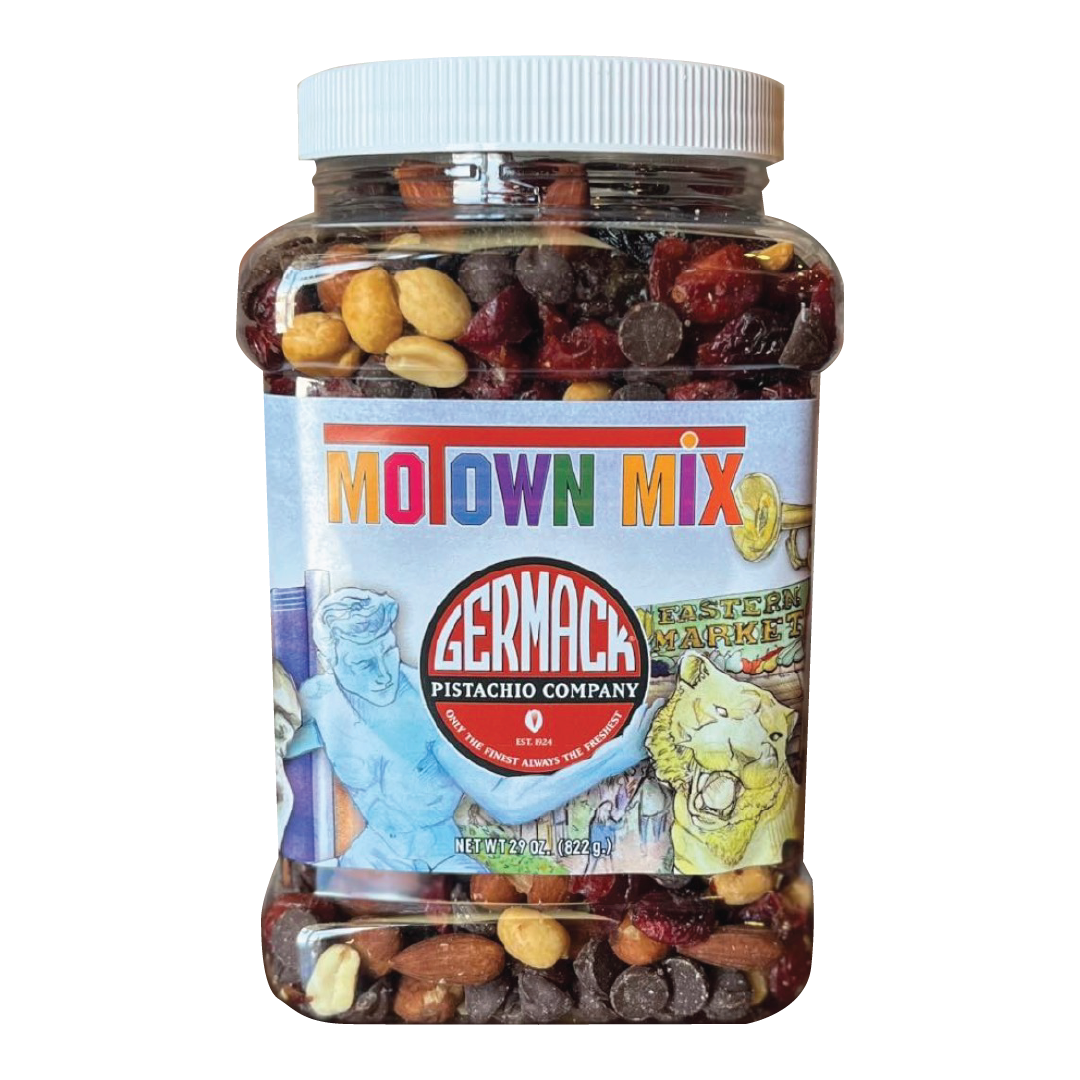 Picture Motown Mix (Dark Chocolate Chips, Raisins, Cranberries, Almonds, Peanuts) 29 oz.