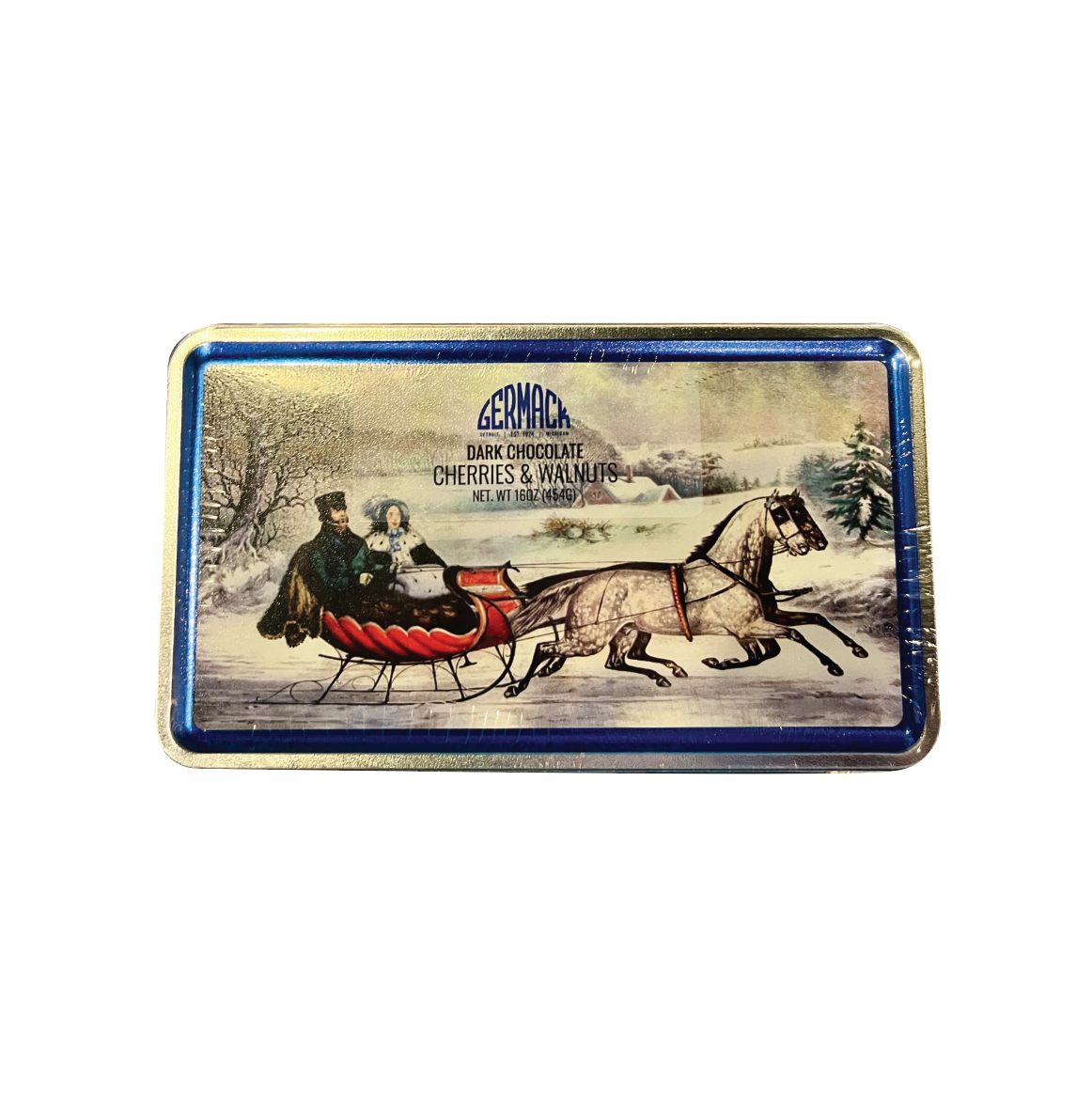 Picture Currier & Ives Collector Tin (Dark Chocolate Mix)