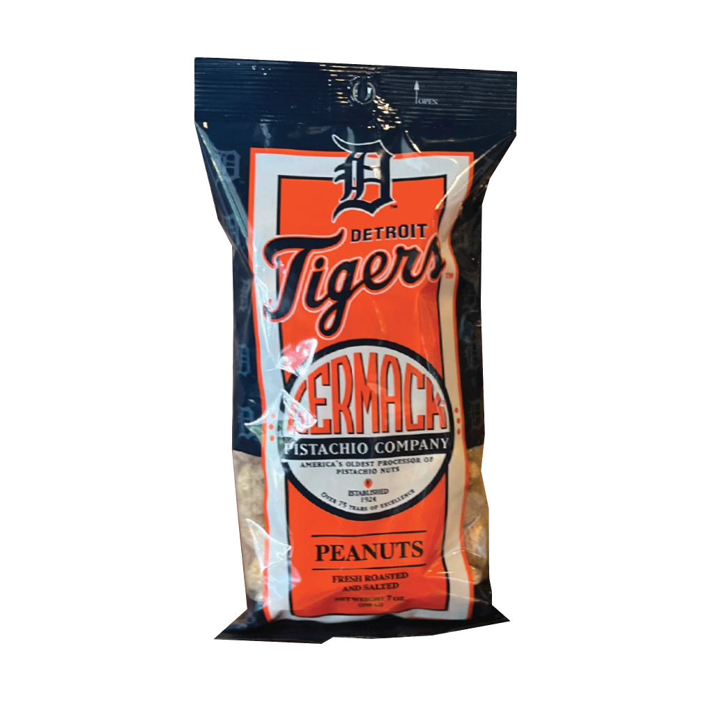 Picture Detroit Tigers Peanuts - Salted In-Shell 7oz