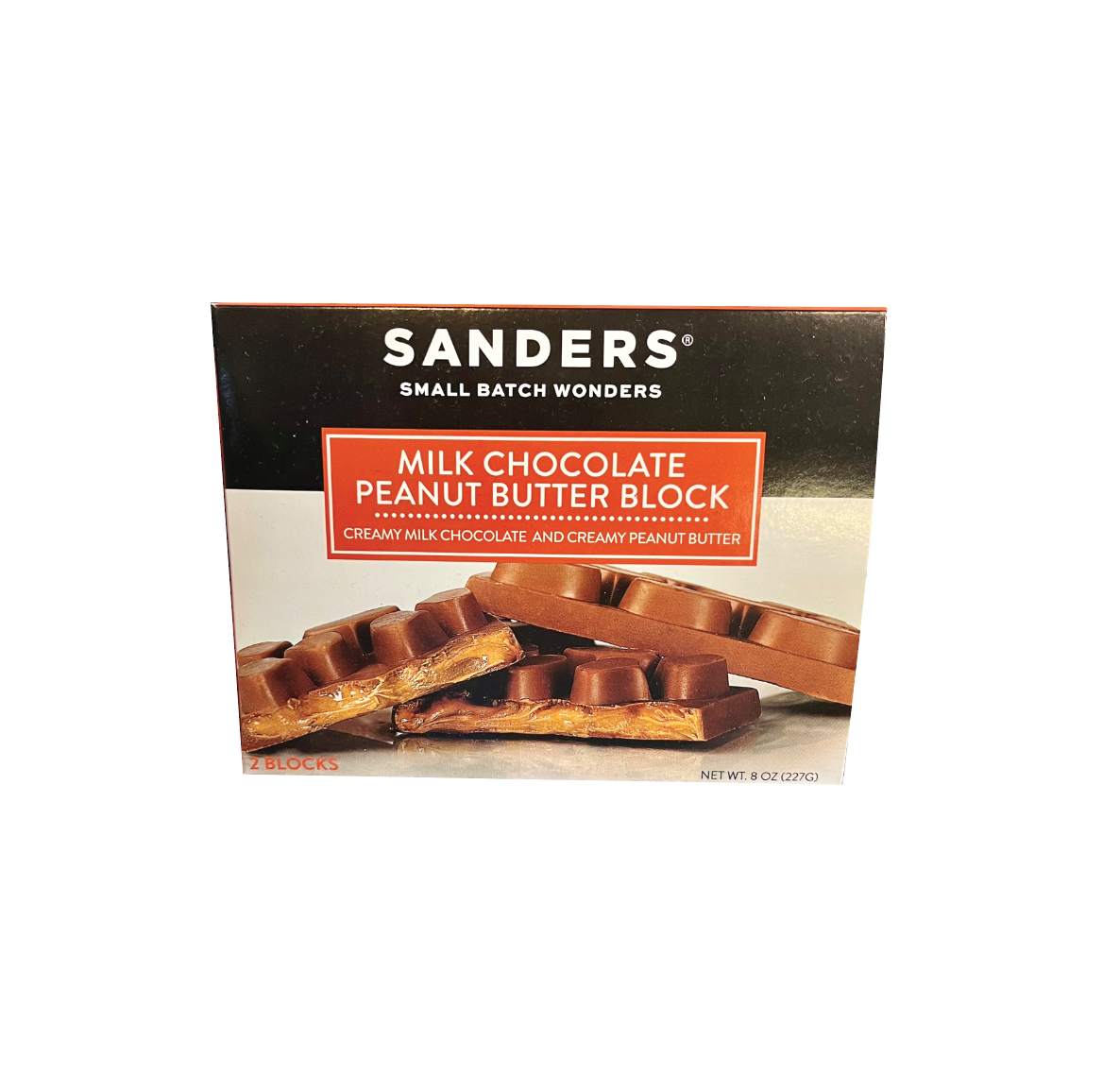 Picture Milk Chocolate Peanut Butter Block - Sanders