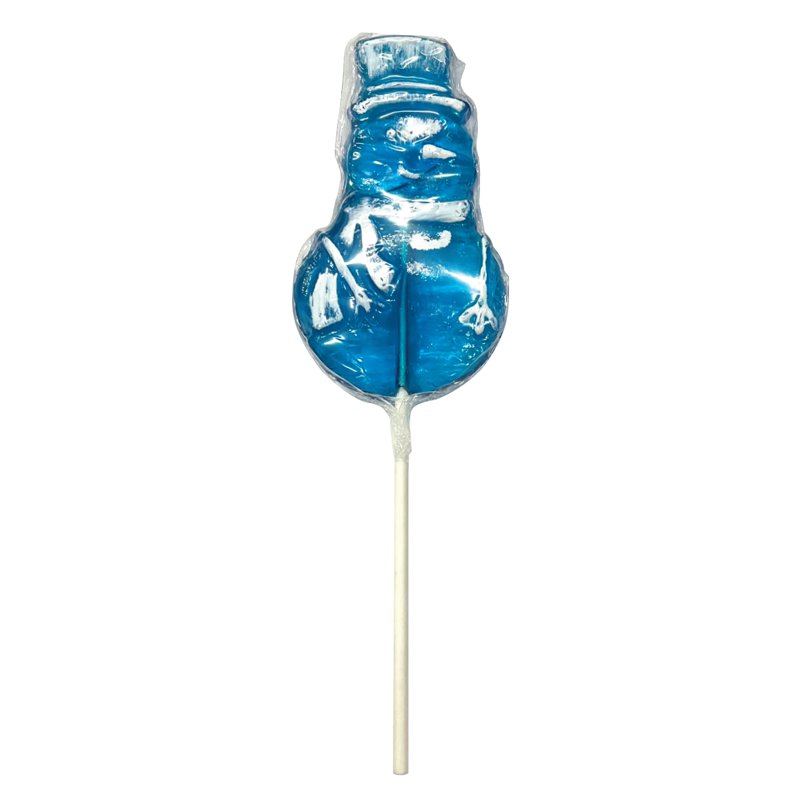 Picture Lollipop With Icing Snowman