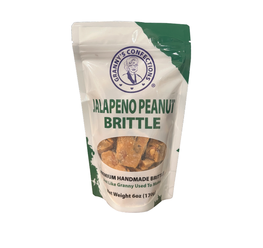 Picture Jalapeno Peanut Brittle 6oz - Granny's Confections