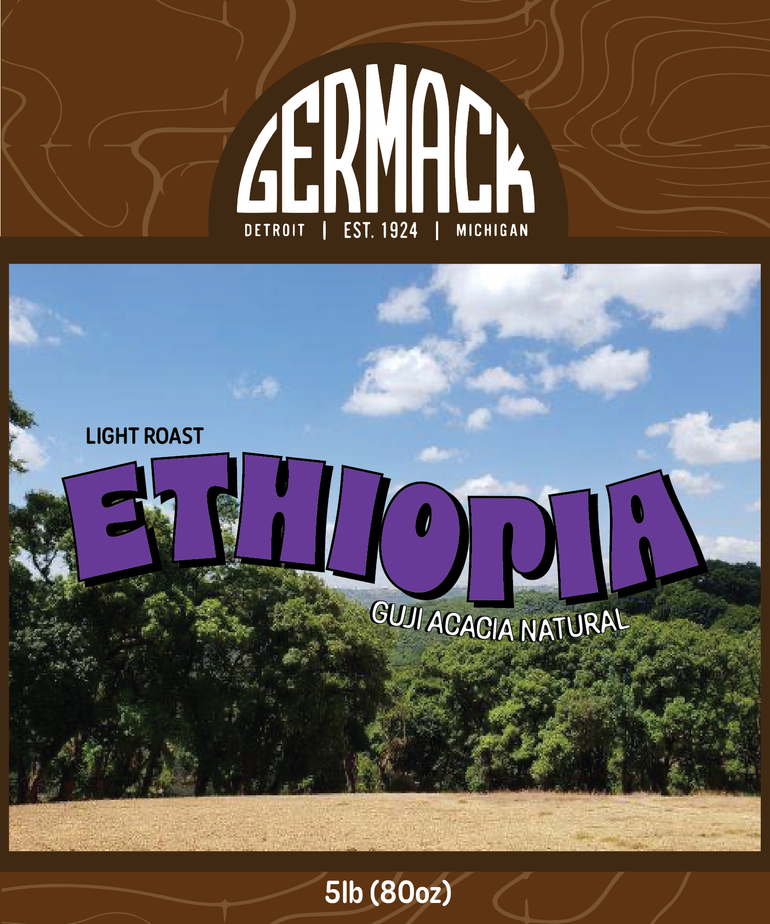 Picture Germack Coffee 5lb - Ethiopia Guji Acacia Natural