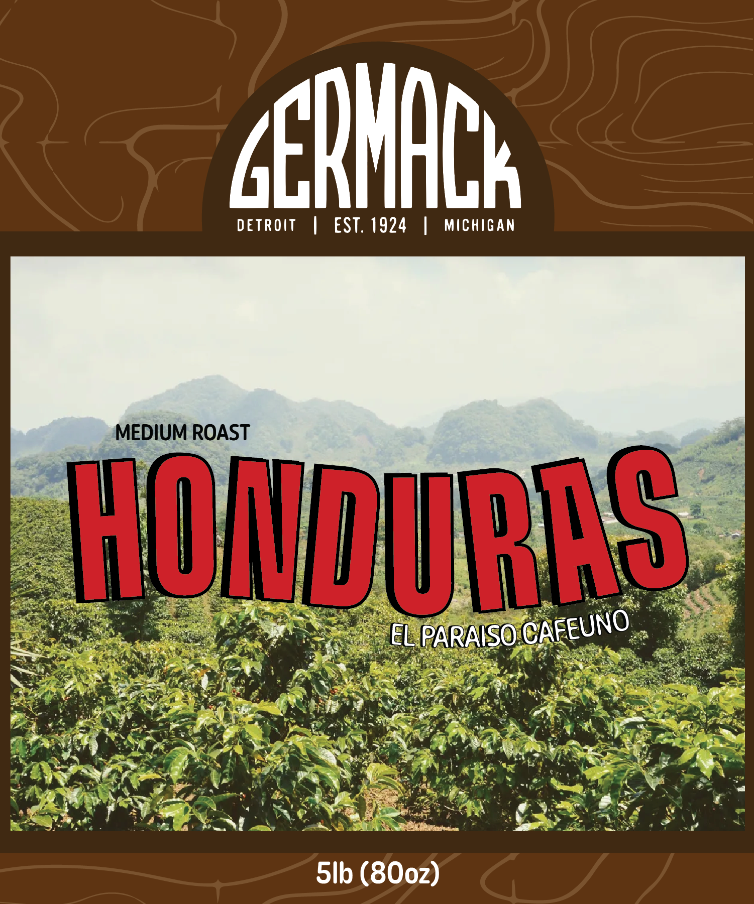 Picture Germack Coffee 5lb - Honduras El Paraiso CAFEUNO