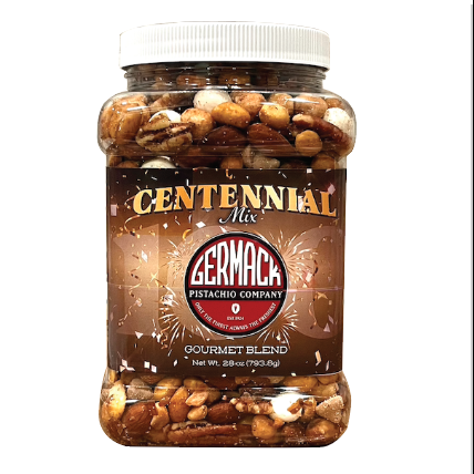 Picture Centennial Mix (Butter Toffee Peanuts, Honey Roasted Peanuts, Yogurt Cranberries, Sea Salt Caramel Drops, Pecans and Almonds - 28oz