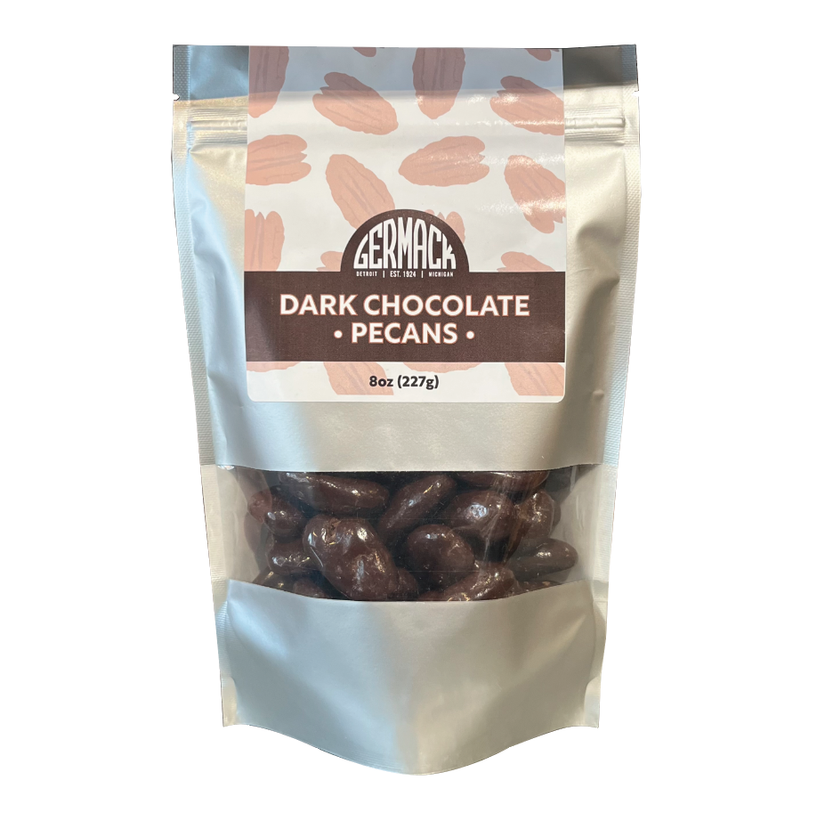 Picture Dark Chocolate Pecans - 8oz