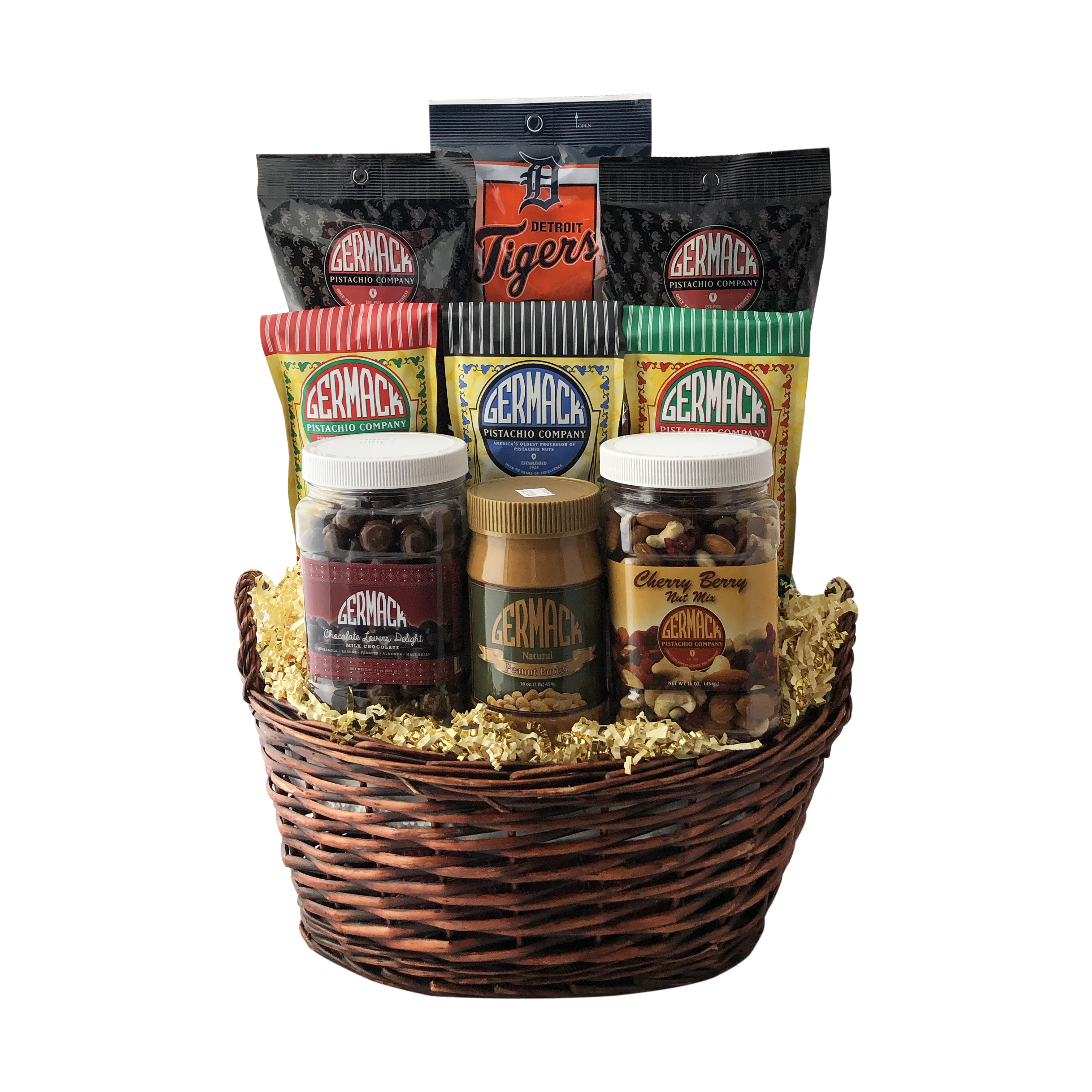 Medium Gift Basket Kits with Walnut Basket (12 kits per case) 13.49 Ea –  America Basket