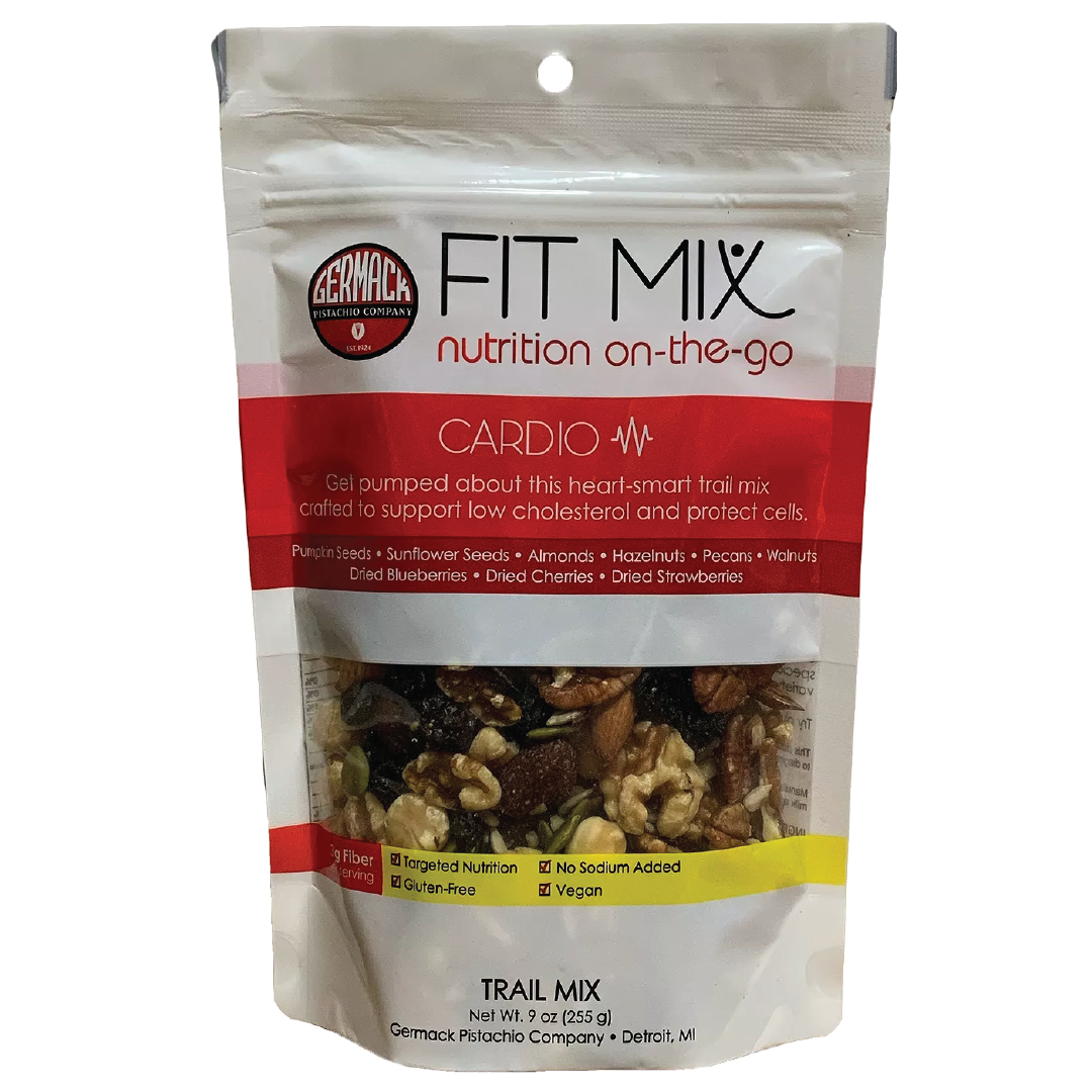 Picture FIT MIX - CARDIO (Sunflower Seeds, Pepitas, Walnuts, Almonds, Pecans,Hazelnuts, Blueberries, cherries) 9oz